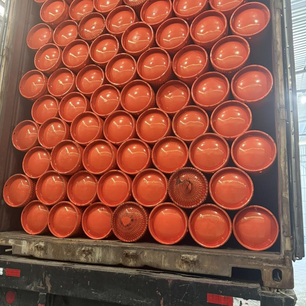 Camión con chimbos para entrega